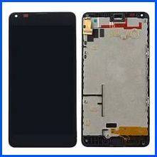фото Дисплей (экран) для телефона Nokia 640 (RM-1077) модуль Черный - оригинал магазина Альфатехник являющийся официальным дистрибьютором в России
