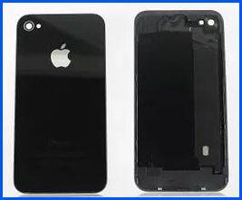 фото Задняя крышка для телефона iPhone 4 черный - Оригинал магазина Альфатехник являющийся официальным дистрибьютором в России