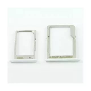 фото Контейнер SIM для+MicroSD Samsung A300F/A500F/A700FD (комплект 2 шт.) Белый магазина Альфатехник являющийся официальным дистрибьютором в России