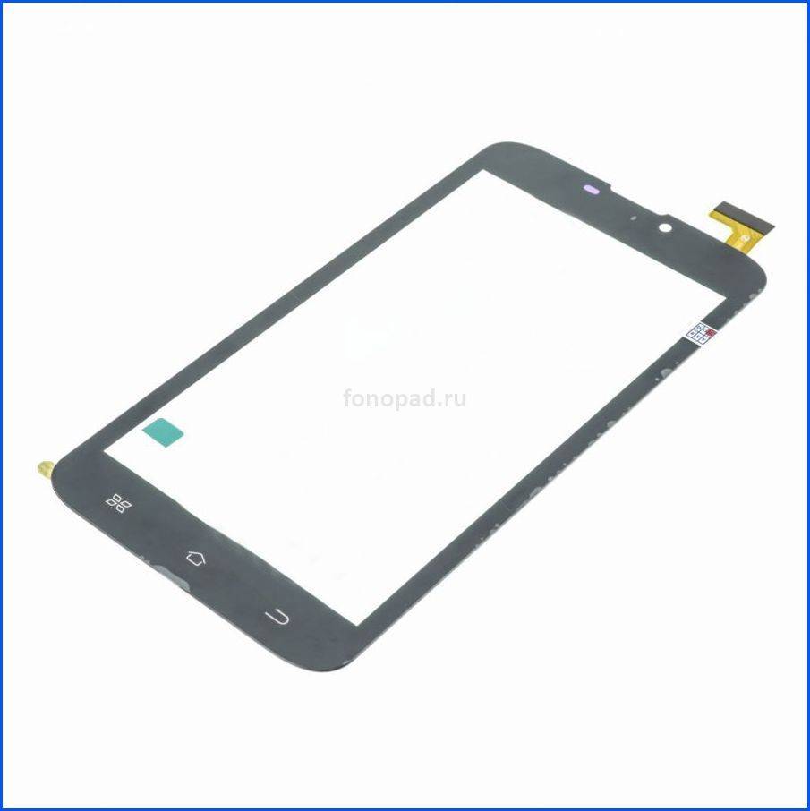 фото Сенсорный экран (тачскрин) для телефона Explay Tab Mini Черный магазина Альфатехник являющийся официальным дистрибьютором в России