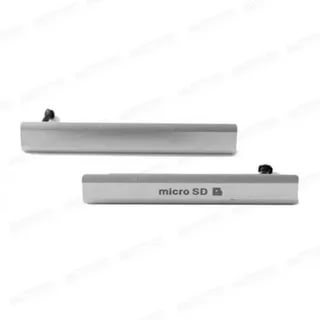 фото Набор заглушек (USB+MicroSD) Sony D5803 (Z3 Compact) Белый магазина Альфатехник являющийся официальным дистрибьютором в России 