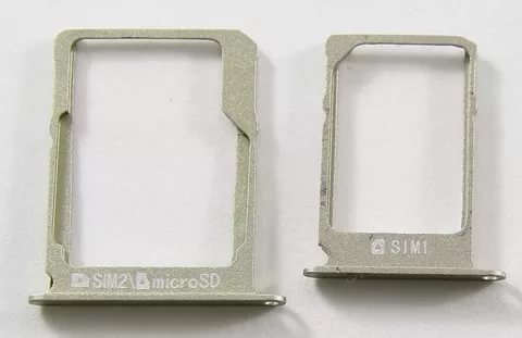 фото Контейнер SIM для+MicroSD Samsung A300F/A500F/A700FD (комплект 2 шт.) Золото магазина Альфатехник являющийся официальным дистрибьютором в России