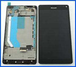 фото Дисплей (экран) для телефона Microsoft Lumia 950 Dual (RM-1118) модуль Черный - Оригинал 100% магазина Альфатехник являющийся официальным дистрибьютором в России