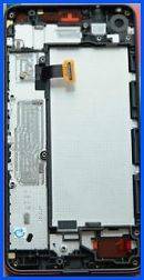 фото Дисплей (экран) для телефона Microsoft 650/650 Dual (RM-1152/RM-1154) модуль Черный - Оригинал 100% магазина Альфатехник являющийся официальным дистрибьютором в России