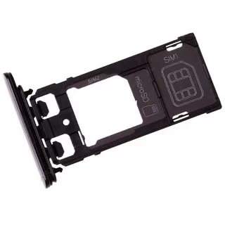 фото Контейнер SIM/MicroSD Sony F8132 (X Performance Dual) Черный магазина Альфатехник являющийся официальным дистрибьютором в России