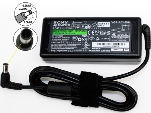 фото Блок питания к ноутбуку Sony 16V 4A DC: 6.5 x4.4/ магазин Альфа.ру являющийся официальным дистрибьютором в России 