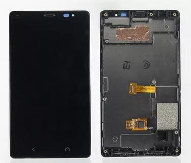 фото Дисплей Nokia X2 Dual (RM-1013) модуль Черный - Оригинал магазина Альфатехник являющийся официальным дистрибьютором в России