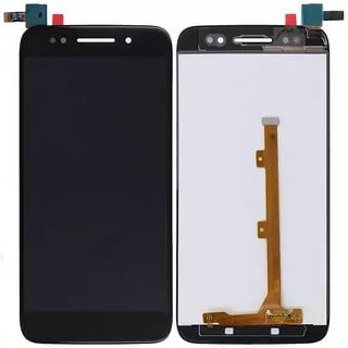 фото Дисплей Alcatel OT-6058D (Idol 5) в сборе с тачскрином Черный магазина Альфатехник являющийся официальным дистрибьютором в России 